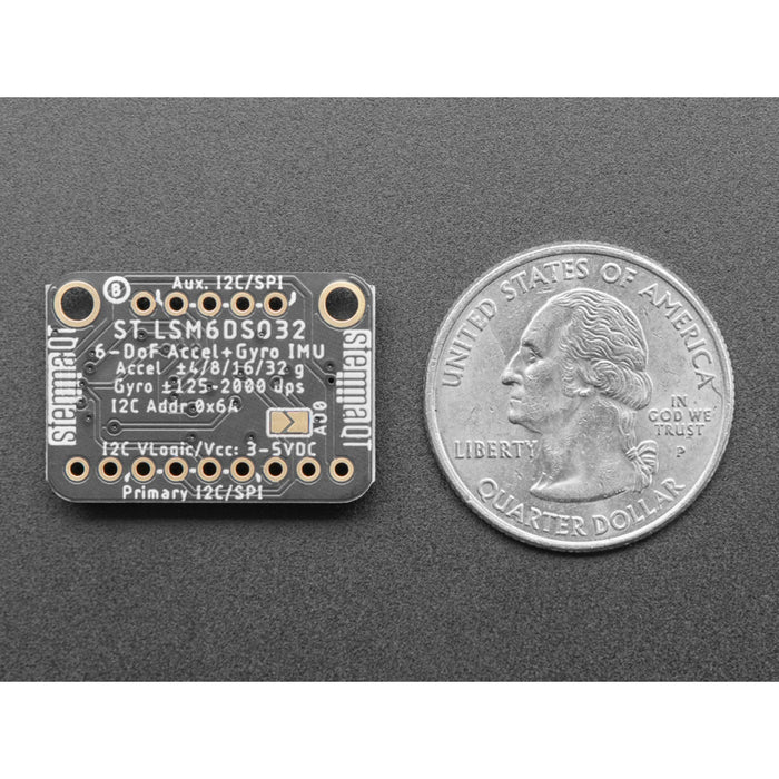 Adafruit LSM6DSO32 6-DoF Accelerometer and Gyroscope - STEMMA QT / Qwiic