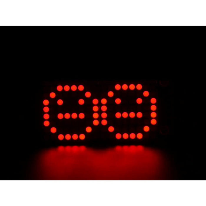 Adafruit 0.8 8x16 LED Matrix FeatherWing Display Kit - Red