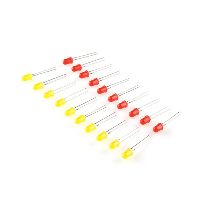 LED - Assorted 10 Red / 10 Yellow (20 pack)