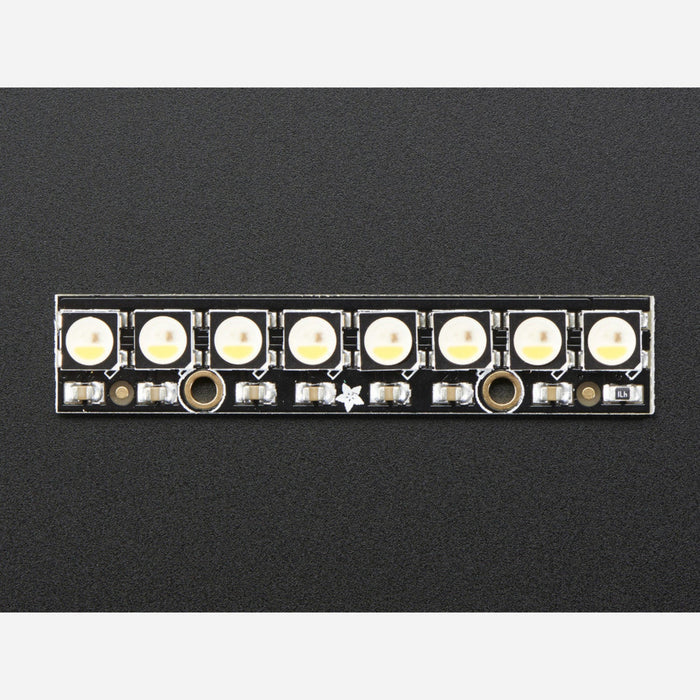 NeoPixel Stick - 8 x 5050 RGBW LEDs - Warm White - ~3000K