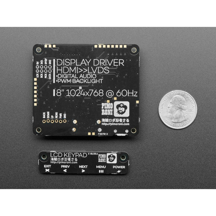 Pimoroni HDMI 8 IPS LCD Screen Kit - 1024x768