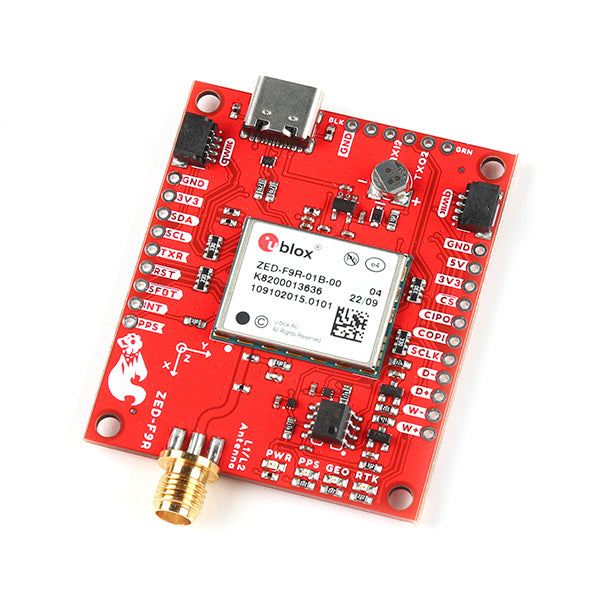 SparkFun GPS-RTK Dead Reckoning Breakout  - ZED-F9R, SMA (Qwiic)