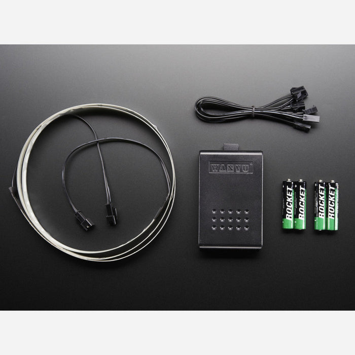 Electroluminescent (EL) Tape/Strip Starter Pack - 100cm - Aqua