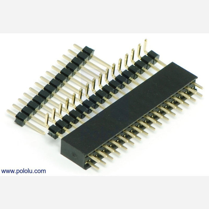 0.100 (2.54 mm) Female Header: 2x5-Pin, Straight