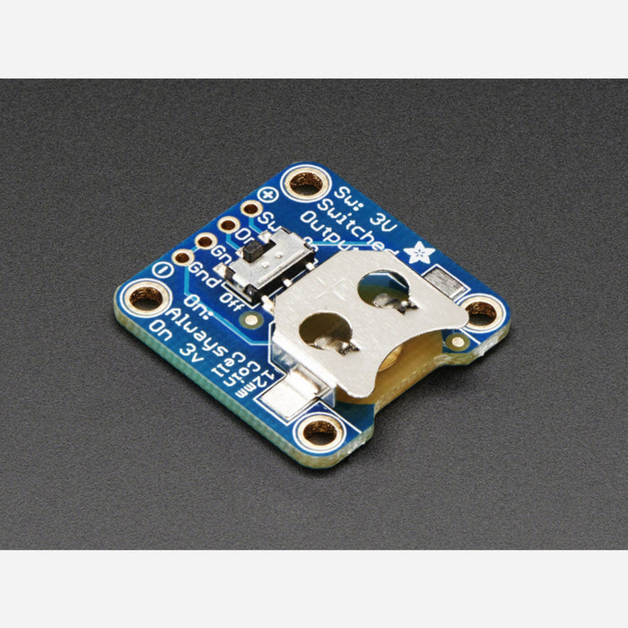 12mm Coin Cell Breakout w/ On-Off Switch