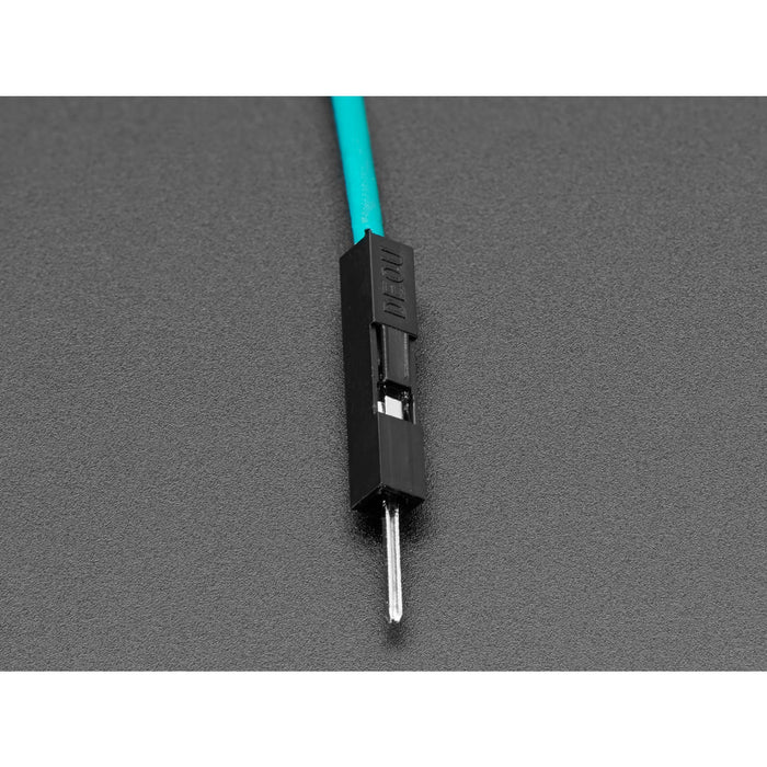 Small Alligator Clip to Male Jumper Wire Bundle - 12 Pieces