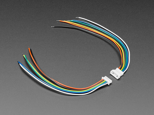 1.25mm Pitch 6-pin Cable Matching Pair - 10 cm long