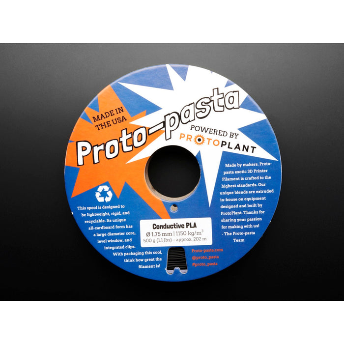 Proto-Pasta - 1.75mm Conductive PLA Filament