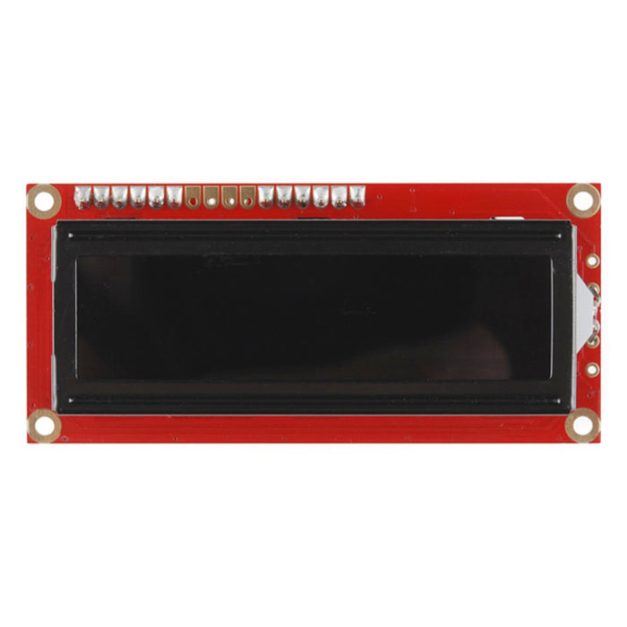 SparkFun Serial Enabled 16x2 LCD - Red on Black 3.3V