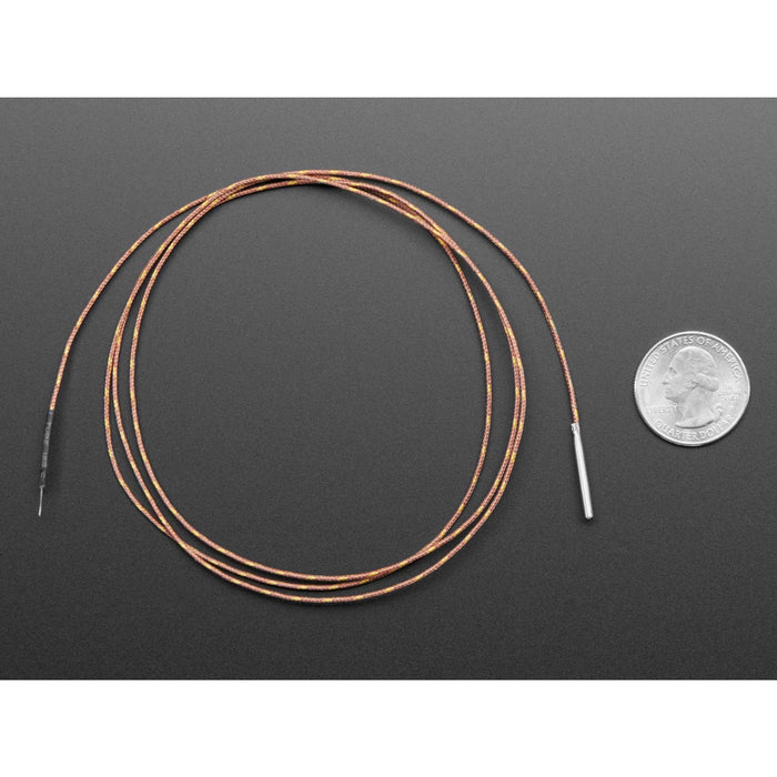 Thermocouple Type-K Glass Braid Insulated Stainless Steel Tip