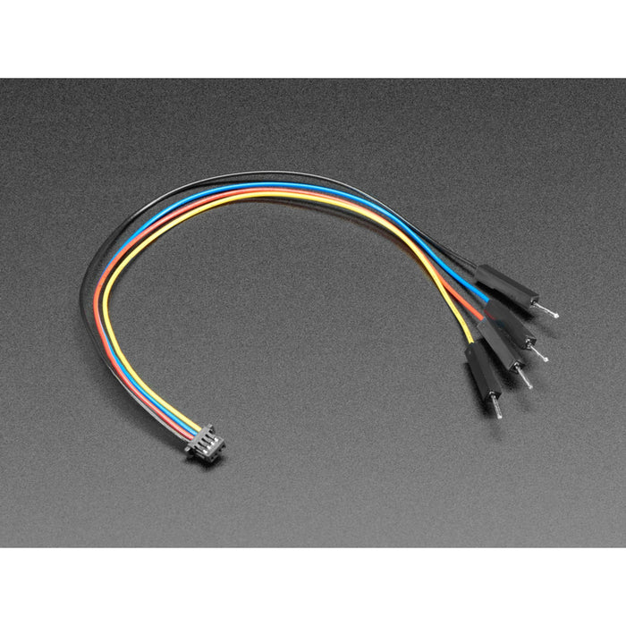 JST SH 4-Pin to Premium Male Headers Cable - Qwiic Compatible - 150mm Long