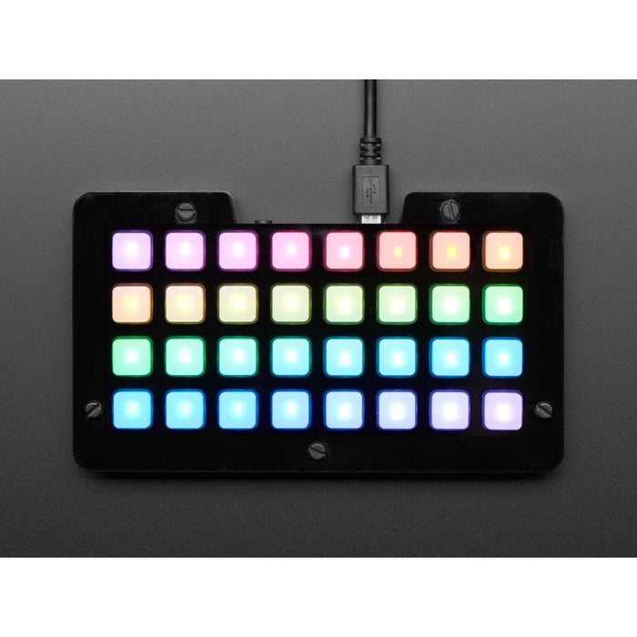Adafruit NeoTrellis M4 with Enclosure and Buttons Kit Pack