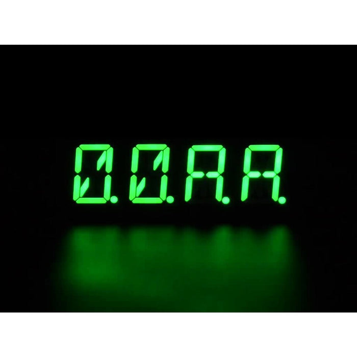 Adafruit 0.54 Quad Alphanumeric FeatherWing Display - Green