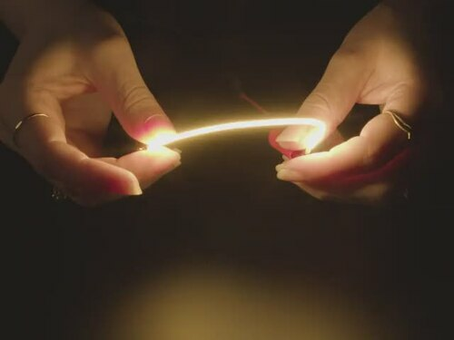 nOOds - Flexible LED Filament - 3V 130mm long - Warm White