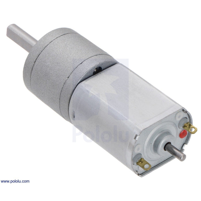 25:1 Metal Gearmotor 20Dx41L mm 6V CB with Extended Motor Shaft