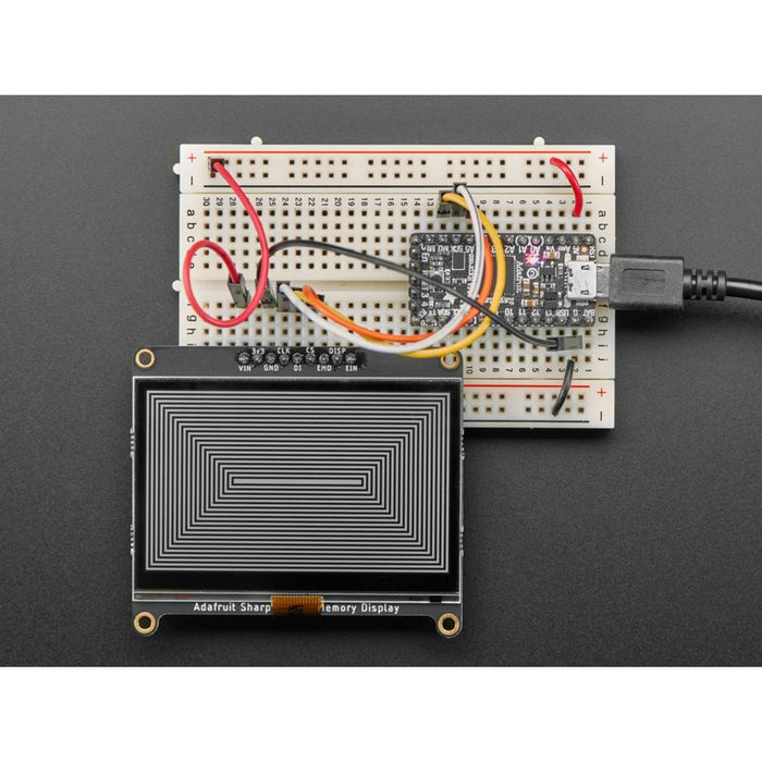 Adafruit SHARP Memory Display Breakout - 2.7 400x240 Monochrome