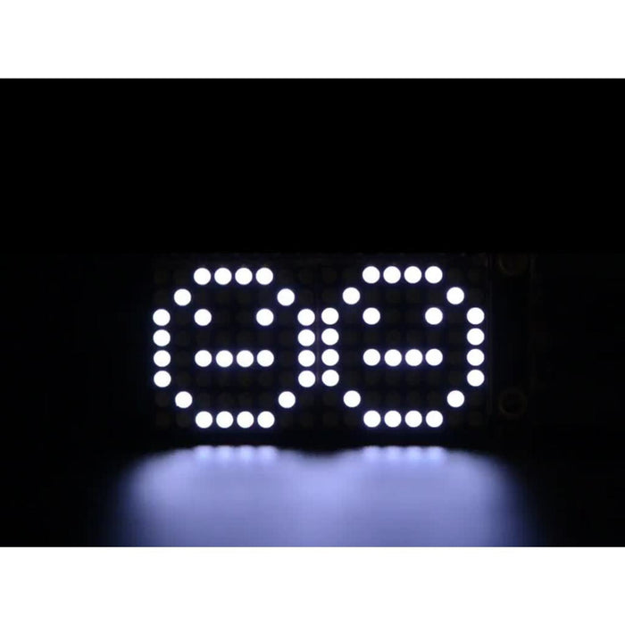 Adafruit 0.8 8x16 LED Matrix FeatherWing Display Kit - White