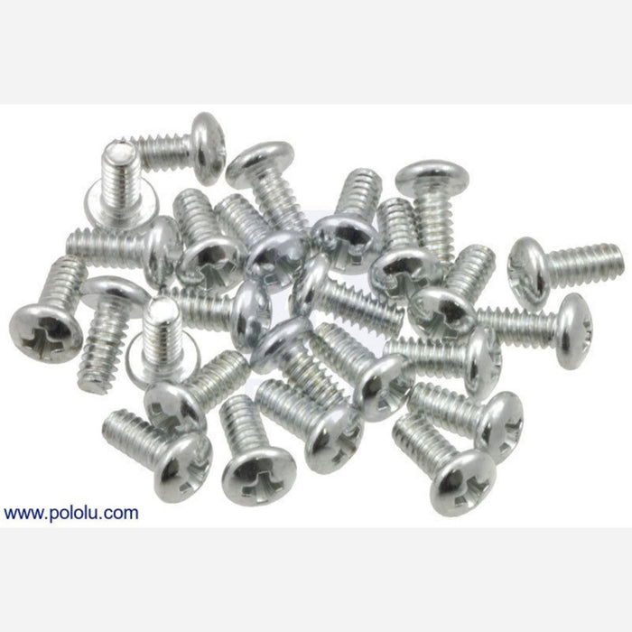 Machine Screw: #4-40, 1/4 Length, Phillips (25-pack)