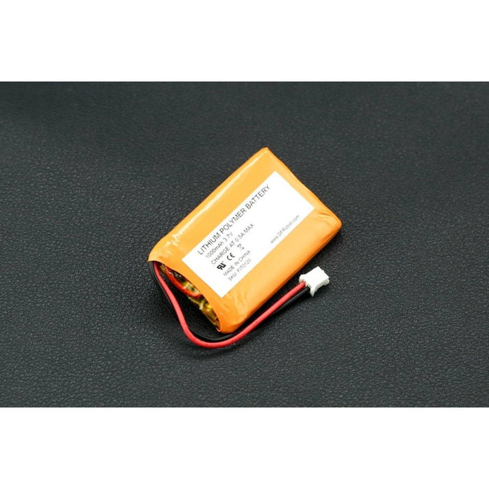3.7V Polymer Lithium Ion Battery - 1000mAh