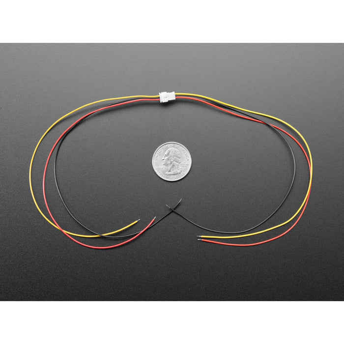 1.25mm Pitch 3-pin Cable Matching Pair - 40cm long - Molex PicoBlade Compatible