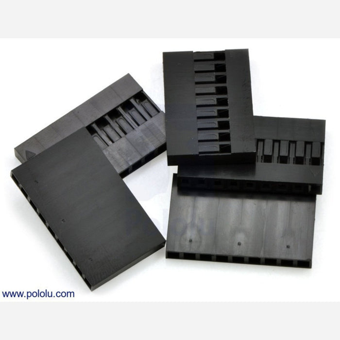 0.1 (2.54mm) Crimp Connector Housing: 1x9-Pin 5-Pack