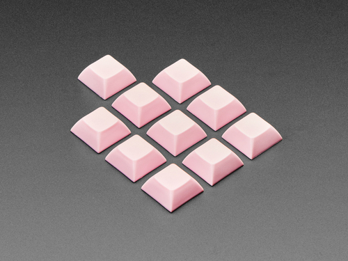 Pink DSA Keycaps for MX Compatible Switches - 10 pack