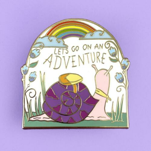 Let's Go On An Adventure Lapel Pin