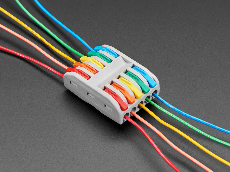 Snap Action 5-to-5 Wiring Block Connector