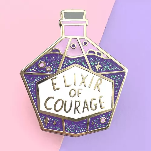 Elixir Of Courage Lapel Pin