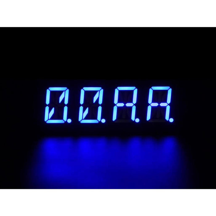 Adafruit 0.54 Quad Alphanumeric FeatherWing Display - Blue