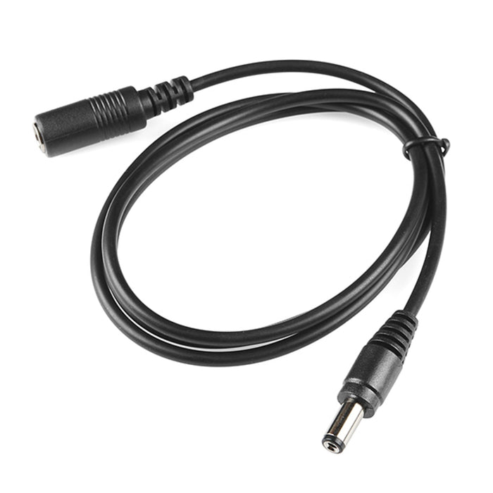 Barrel Jack Extension Cable - M-F (3 ft)