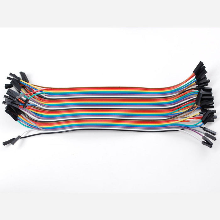 Premium Female/Female Jumper Wires - 40 x 6