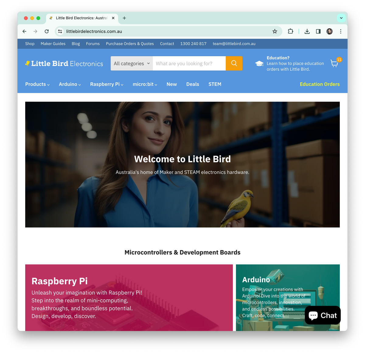 Celebrating the Launch of Little Bird Electronics' New site