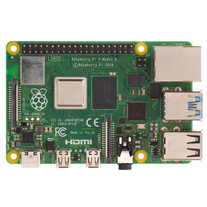 Raspberry Pi 4 Model B - Angle View