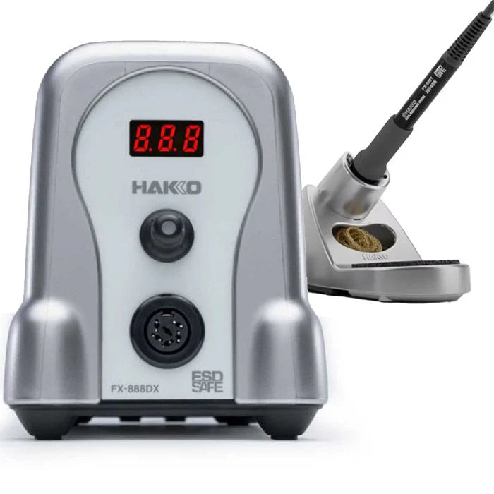 Hakko FX-888DX Soldering Station – Silver, 90W (Genuine)