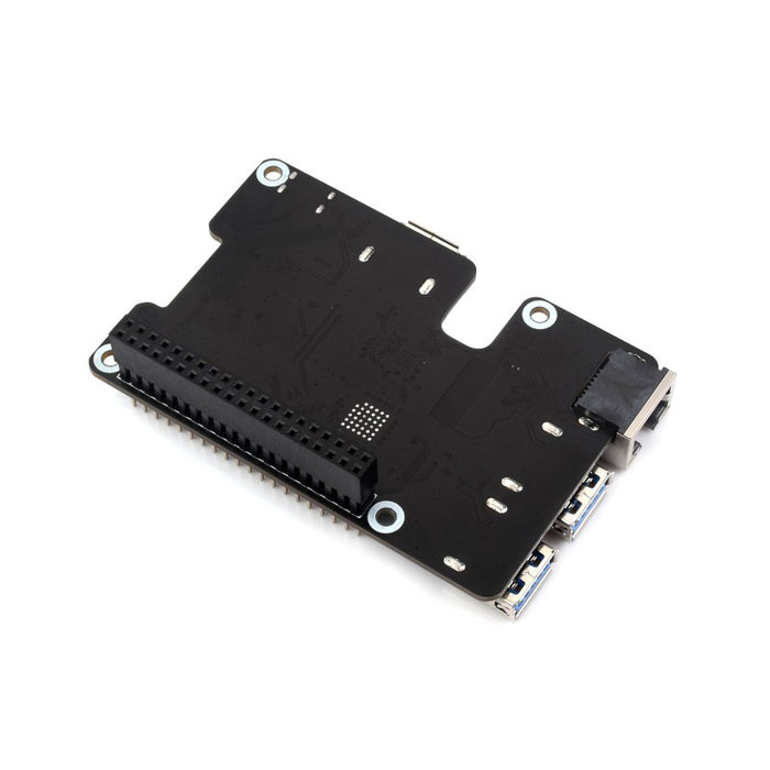 PCIe To Gigabit Ethernet And USB 3.2 Gen1 HAT For Raspberry Pi 5