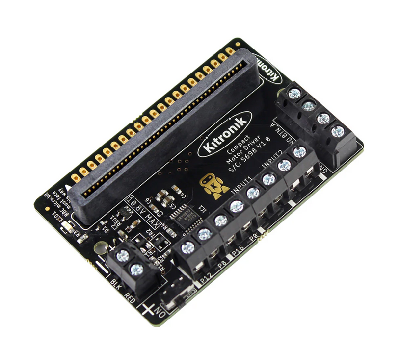 Kitronik Compact Motor Driver Board for the BBC micro:bit