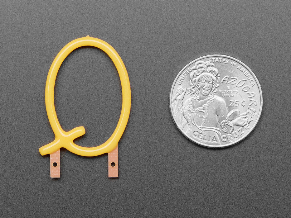 Alphabet LED Filament - Warm White Letter "Q"