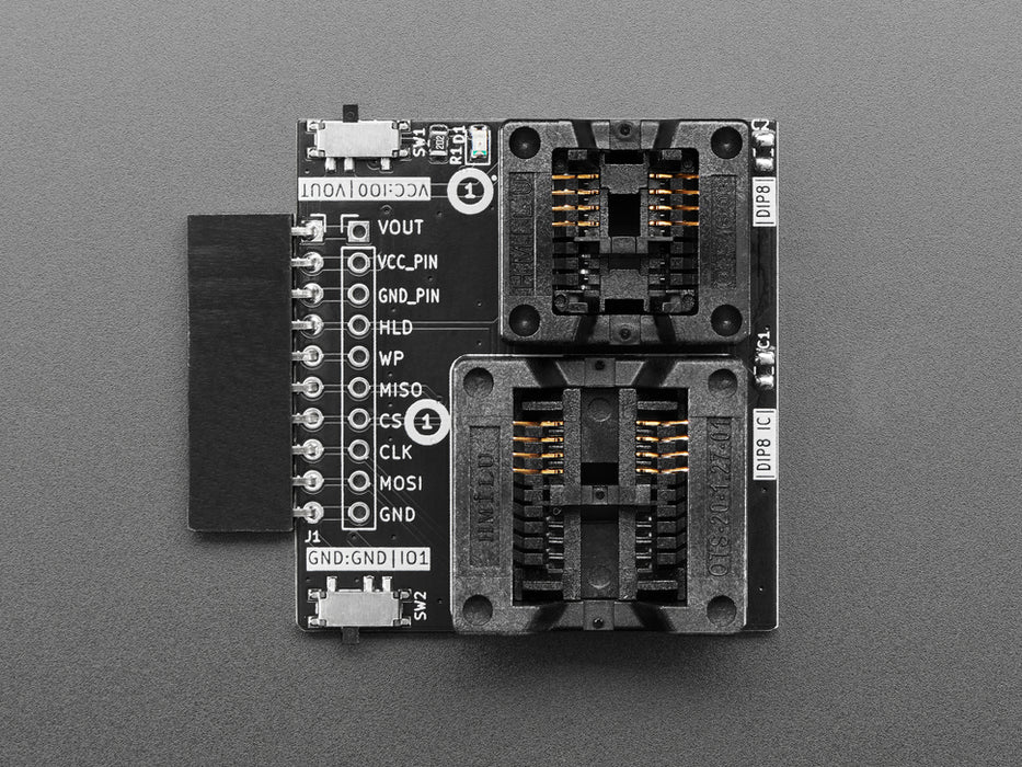 Bus Pirate 5 SOIC / SOP8 SPI Flash Adapter