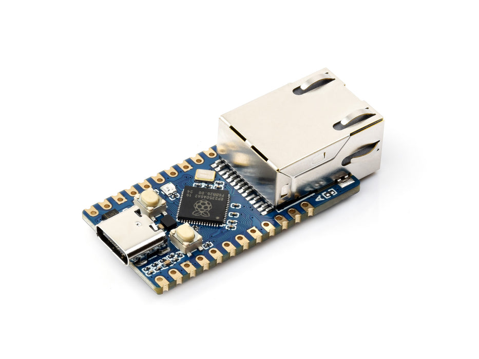 RP2350-ETH Mini – Ethernet-Enabled Raspberry Pi Microcontroller Board