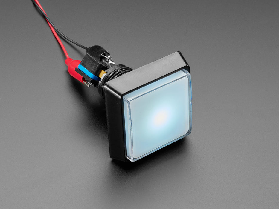 LED Illuminated Push Button - 51mm Square
