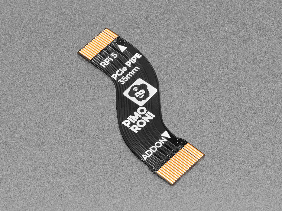 PCIe Flex Cable for NVMe Base and Raspberry Pi 5 – PCIe Pipe