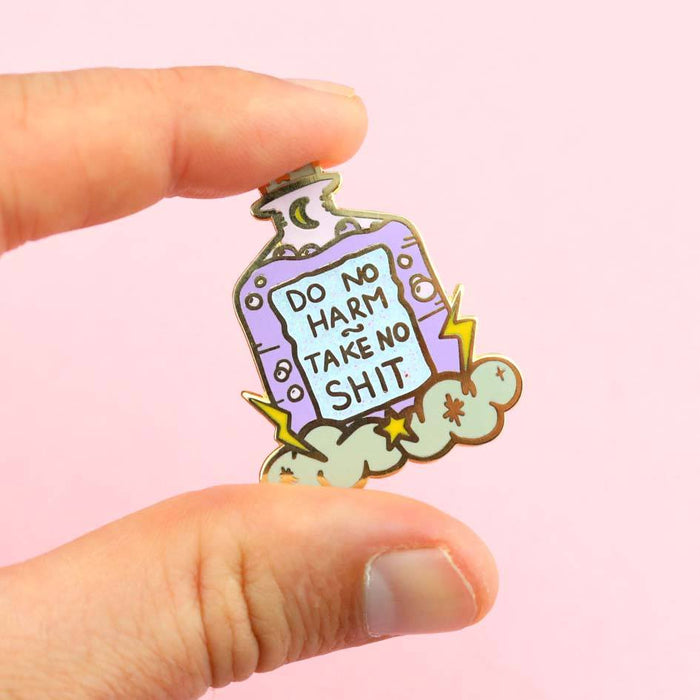 Do No Harm Take No Shit Lapel Pin