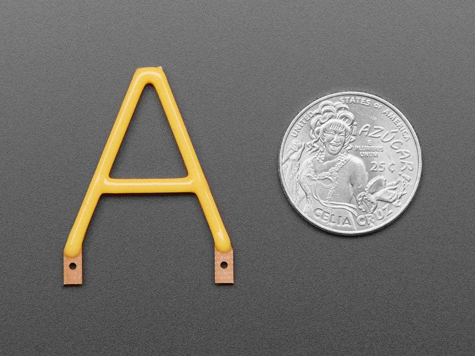 Alphabet LED Filament - Warm White Letter "A"