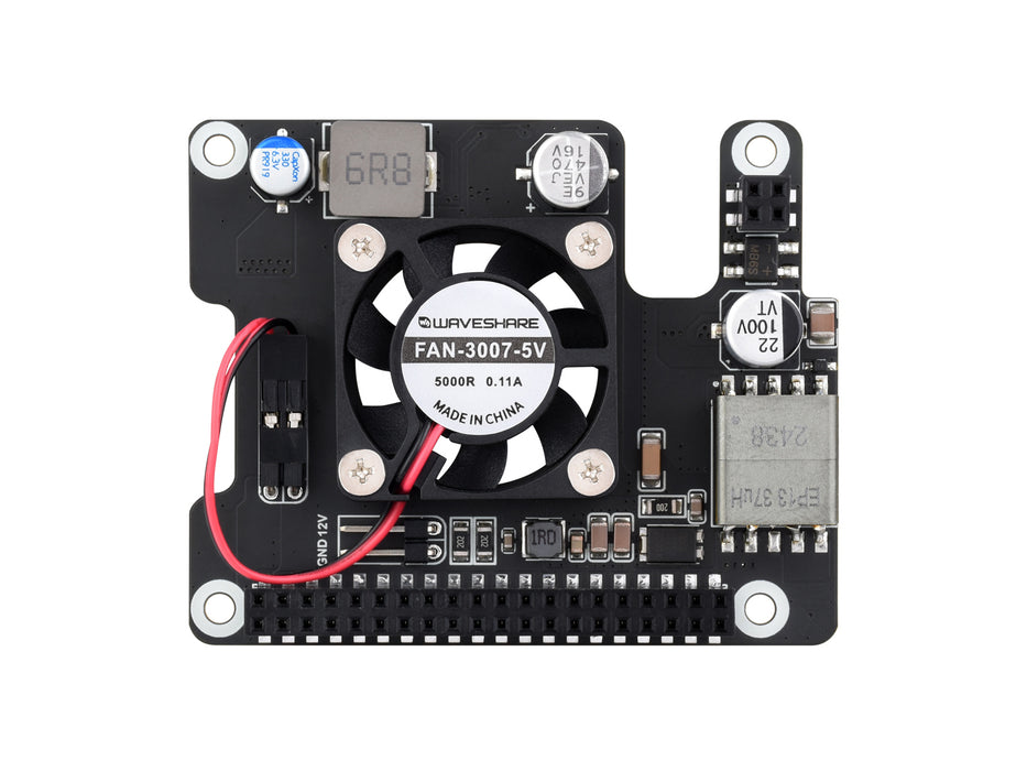 RDK X5 PoE Expansion Board with Fan & Heatsink, 802.3af/at