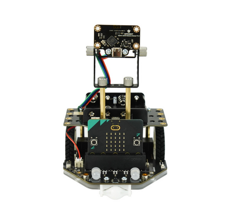 Maqueen Plus V3 - Advanced Matrix Laser Navigation STEM Robot for Competitions (AA Battery)