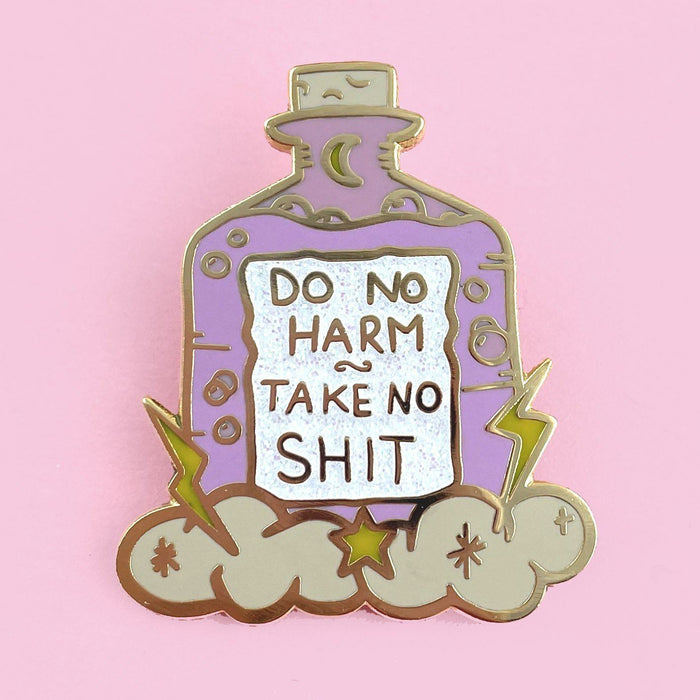 Do No Harm Take No Shit Lapel Pin