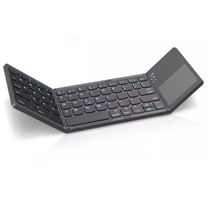 Foldable Wireless Bluetooth Keypad with Touchpad