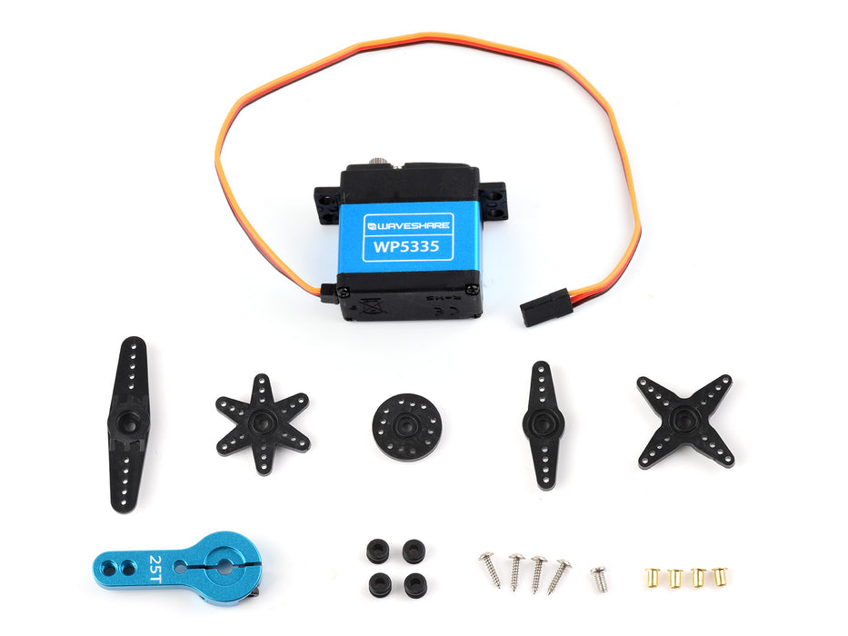 High-Torque Digital Servo 180° – 35kg.cm, Metal Gears, Multi-Arm, Waterproof