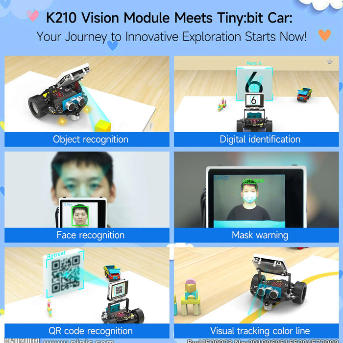 Tiny:bit Pro AI visual robot car